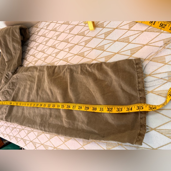 Current/Elliott NWT The Pleated Barrel Pants in Army Green Size 24 - Picture 12 of 12